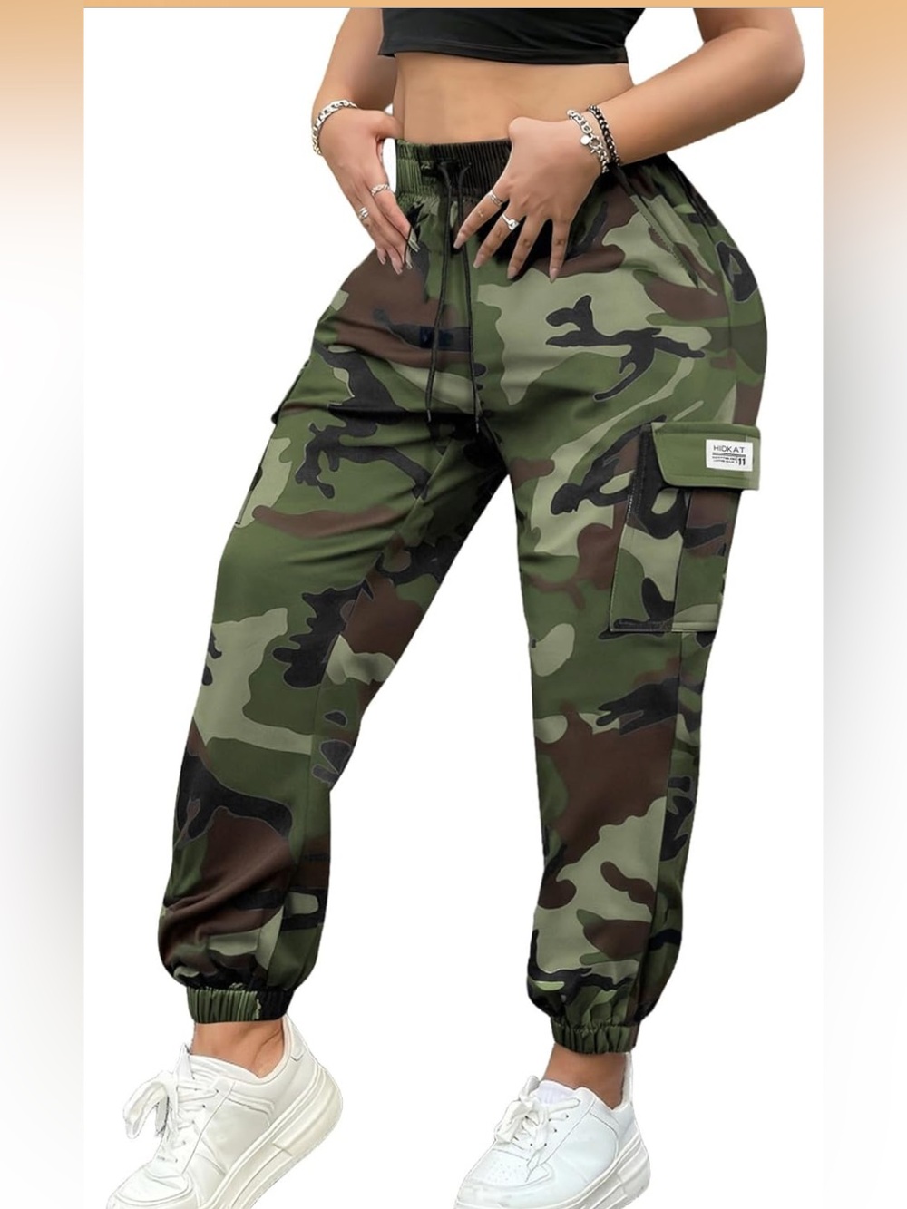Women’s Lightweight Quick-Dry Camo Cargo Pants